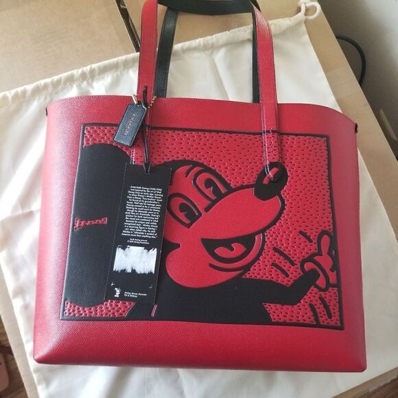 NWT Coach Disney Micky Large Tote - Picture 7 of 12